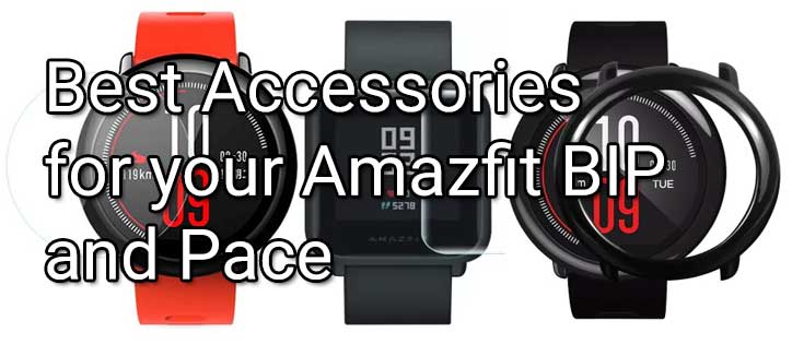 أفضل الملحقات Amazfit BIP - Amazfit Pace ، واقي شاشة ، أشرطة