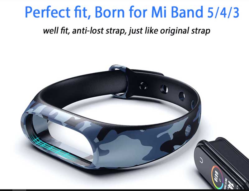 التمويه الأشرطة ل Mi Band-5