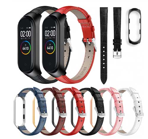 حزام جلدي لـ Xiaomi Mi Band 4