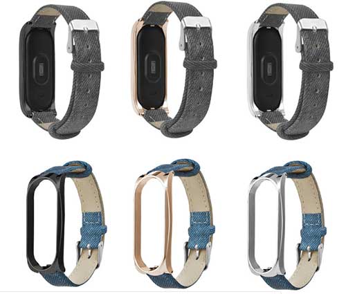 حزام جلدي لـ mi band 4
