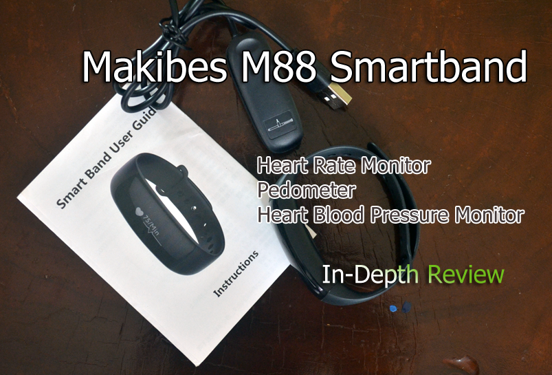 [مراجعة] Makibes M88 Smartband - سوار اللياقة البدنية لمراقبة ضغط الدم
