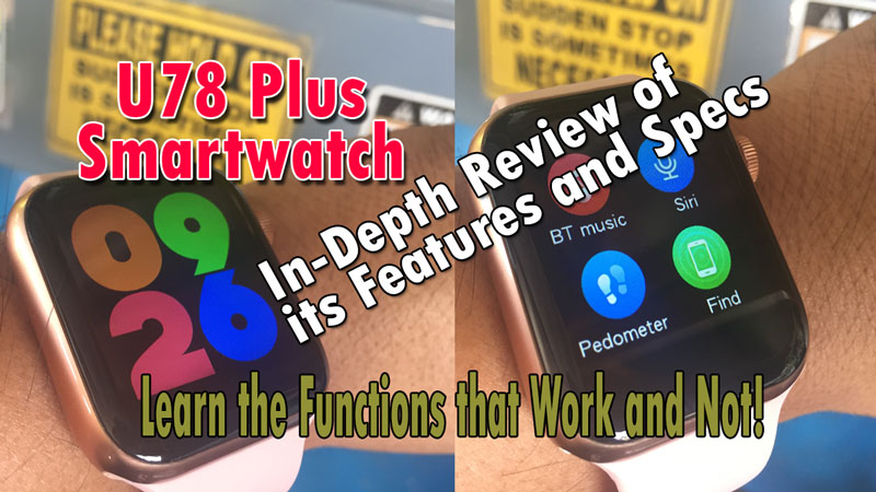 مراجعة U78-Plus-smartwatch