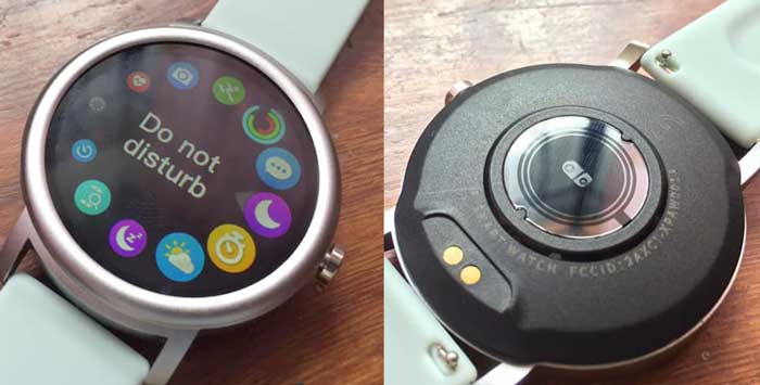 تصميم الجسم من MiBro-Air-smartwatch