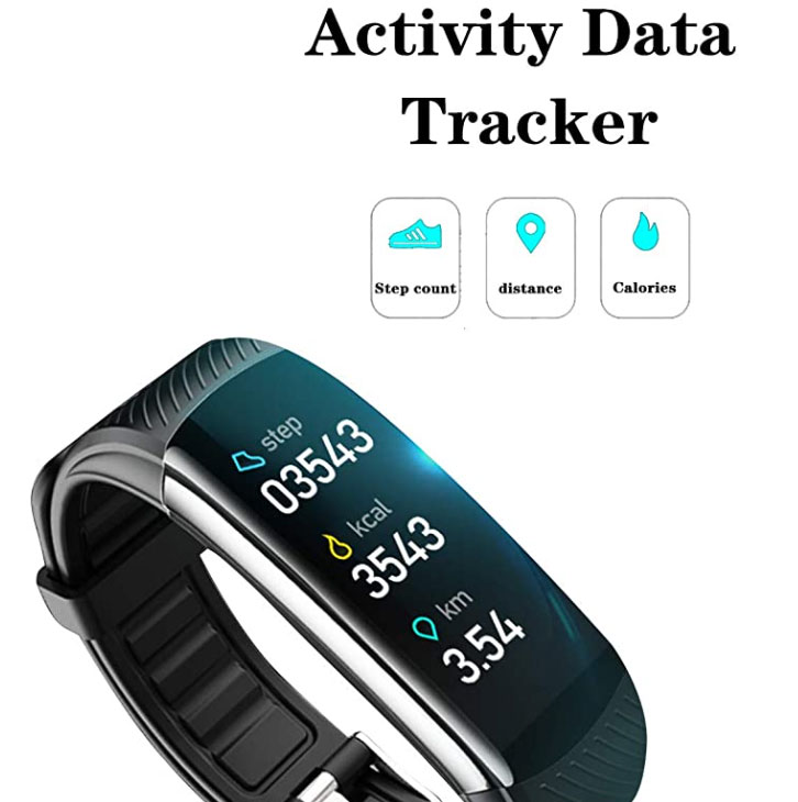 Blumelody Smartwatch / جهاز تتبع اللياقة البدنية مع ميزان حرارة