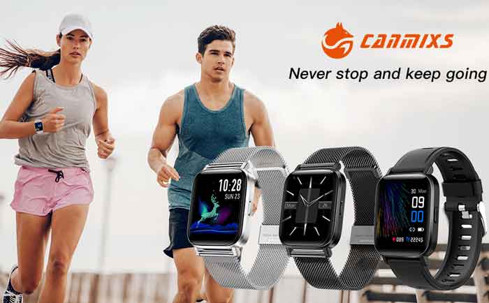 CanMixs Smartwatch Model ZX08 - ساعة ذكية أنيقة وعصرية