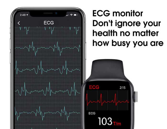 مراقب ECG لساعة ذكية IWO-W46