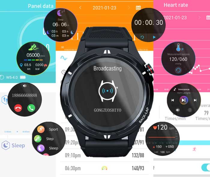 وظائف LOKMAT-Comet-3-smartwatch