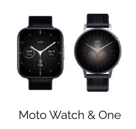 ساعة Moto و Moto Watch One