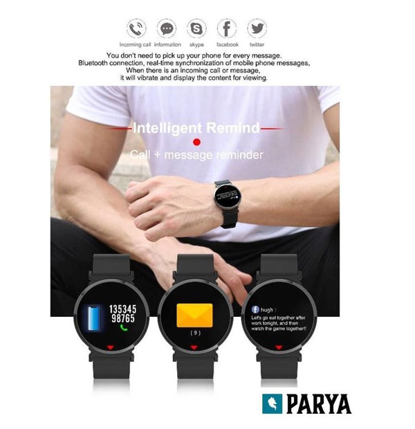 نموذج Parya Smartwatch PP69 - استعراض الميزات