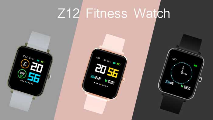 Shirajo Smartwatch موديل Z12 - ساعة ذكية للياقة البدنية