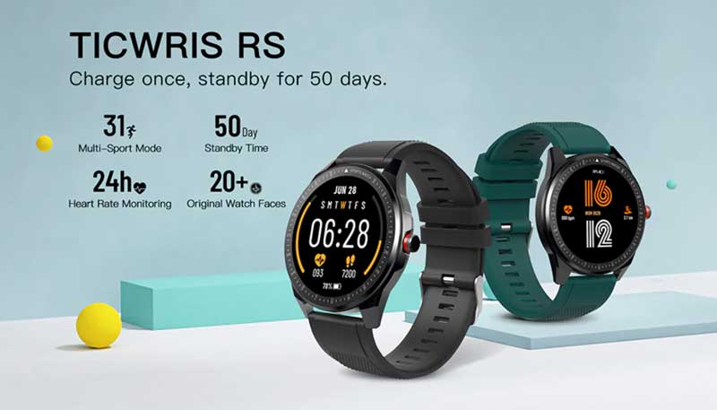 ساعة ذكية Ticwris RS