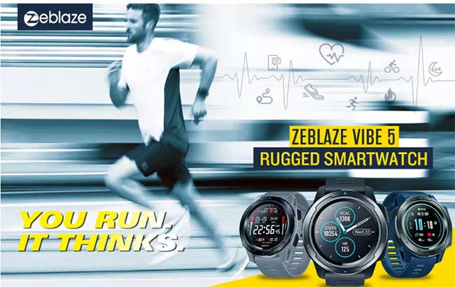 ساعة ذكية zeblaze vibe 5