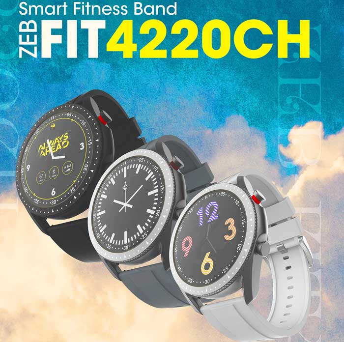 ساعة ذكية Zebronics ، موديل ZEB -Fit4220CH - مراجعة الميزات