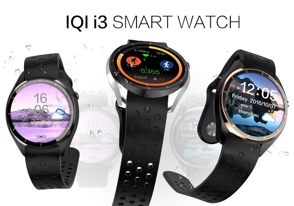 iQi i3 Android Smartwatch متوفر الآن للطلب المسبق