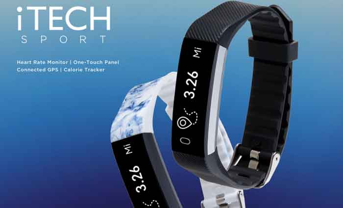 iTech Sport Fitness Tracker - مراجعة الميزات ، نحيف وخفيف الوزن