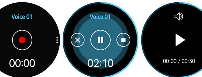 تطبيق Gear Voice Memo