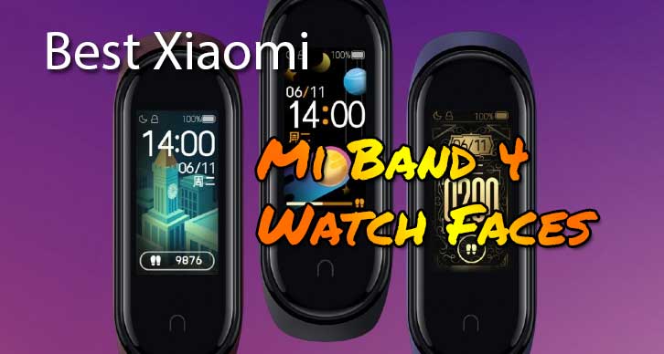 أفضل وجوه ساعة Xiaomi Mi Band 4