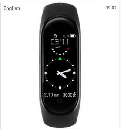 وجه الساعة التناظرية لـ Mi Band 4