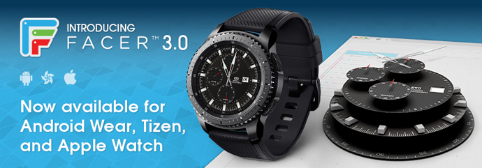قم بتنزيل تطبيق Facer Watch Face لجهاز Gear S3