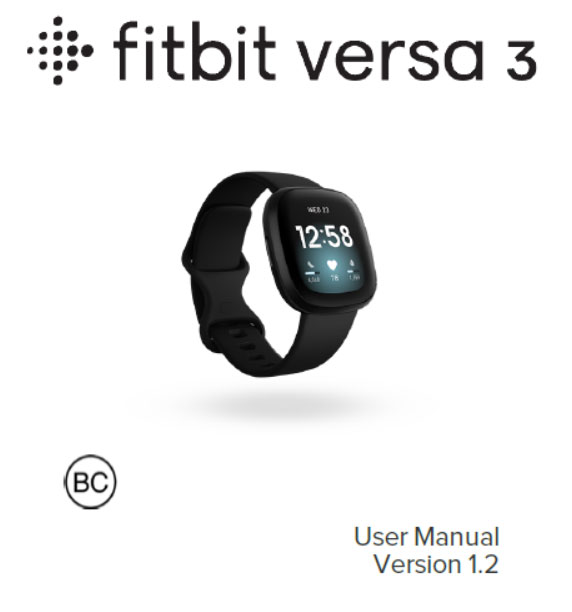 دليل مستخدم Fitbit-Versa-3
