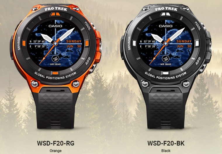 تضيف casio-wsd-f20-smartwatch-وظيفة GPS