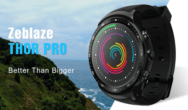 ألق نظرة على ساعة Zeblaze Thor Pro الجديدة - ساعة Android الرياضية الذكية